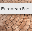 European Fan Decorative Concrete Pattern
